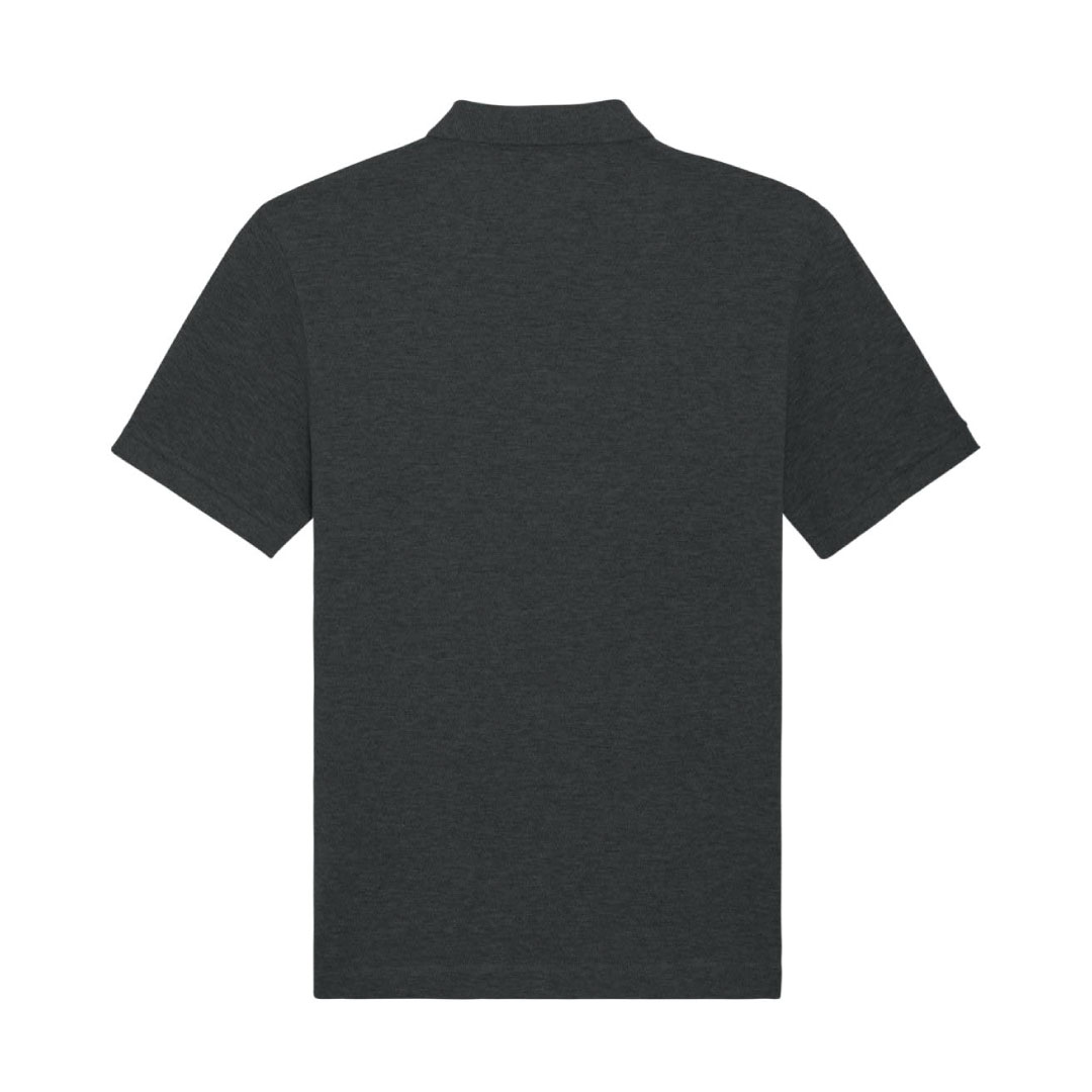 Unisex Polo , dunkelgrau